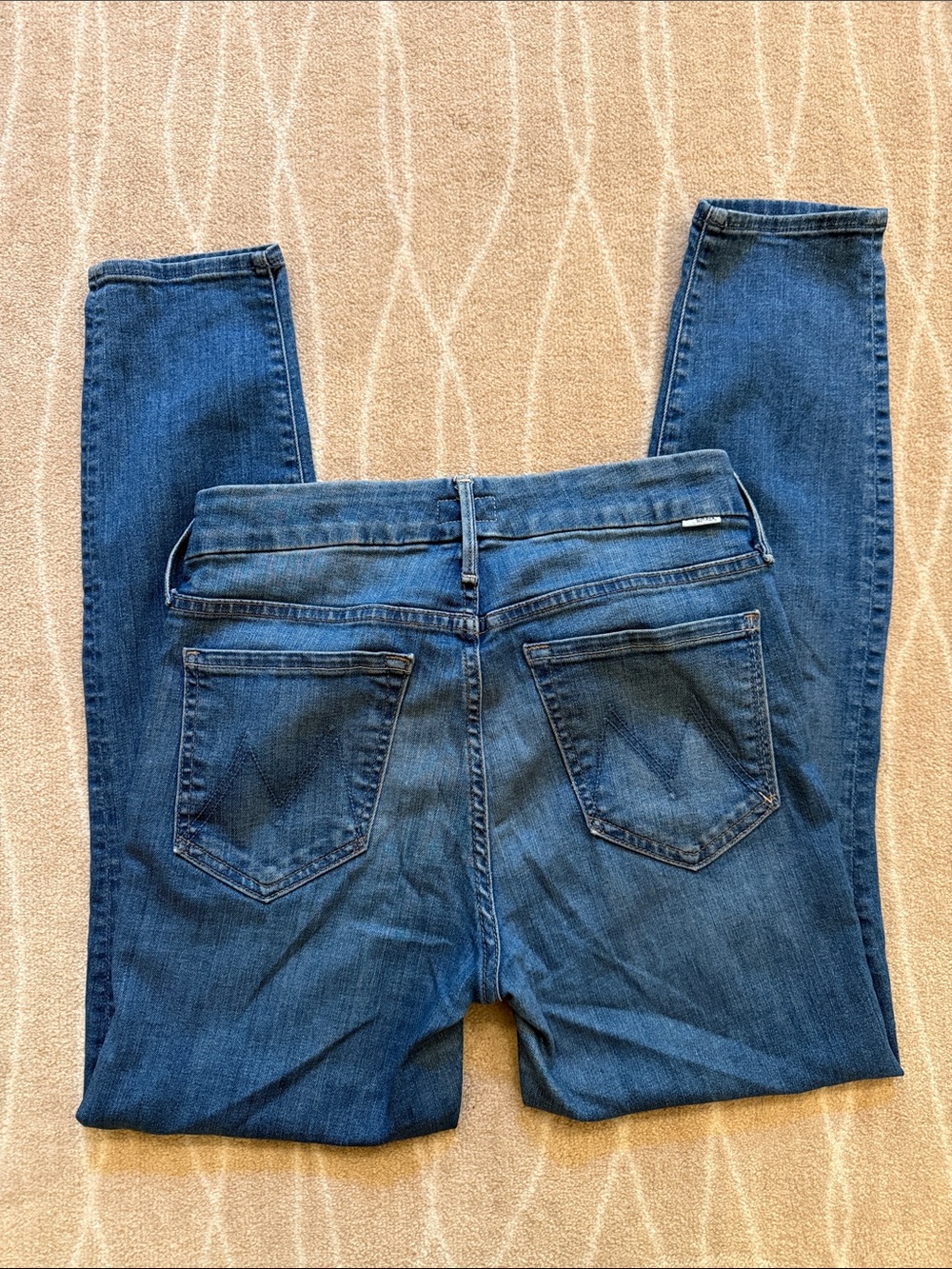 MOTHER Skinny Blue Denim Jeans Women’s size 26